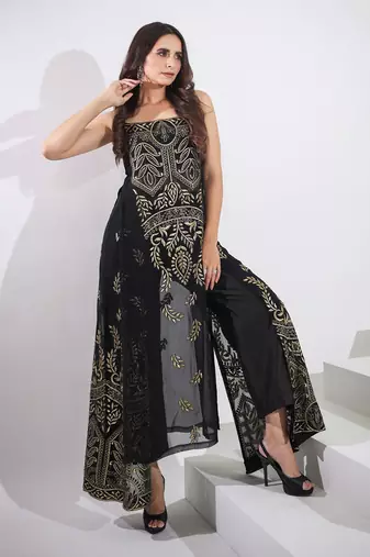 Haseena Kohl Black Co-Ord Set