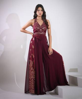 Haseena Beetroot Co-Ord Set 2