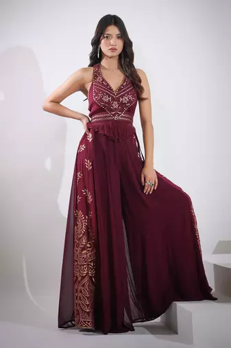 Haseena Beetroot Co-Ord Set