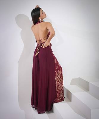 Haseena Beetroot Co-Ord Set 4