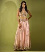 Haseena Gulabi Pankhi Gota Sharara Set