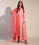 Haseena Gul-Lal Anarkali Set