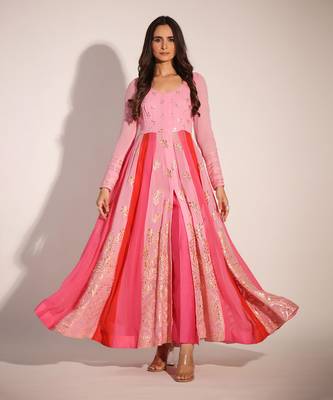 Haseena Gul-Lal Anarkali Set 4