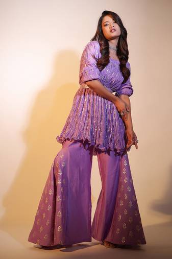 Haseena Crush Kali Tunic Bell-Bottom Set