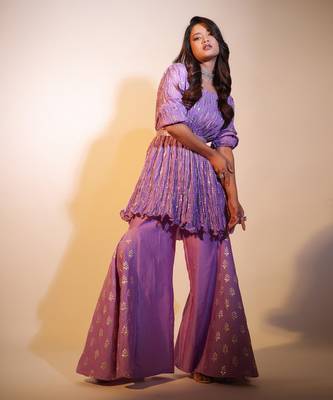 Haseena Crush Kali Tunic Bell-Bottom Set 1