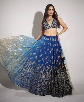 Haseena Manike Ombre Lehenga 2