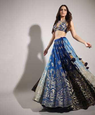 Haseena Manike Ombre Lehenga 3