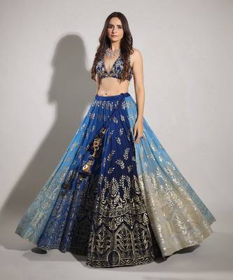Haseena Manike Ombre Lehenga 4