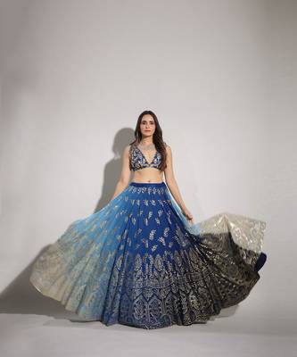 Haseena Manike Ombre Lehenga 5