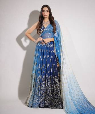Haseena Manike Ombre Lehenga 9