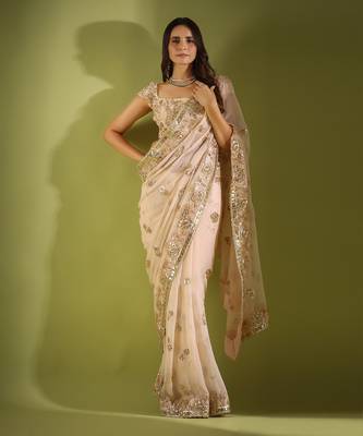 Haseena Gulab Gota Saree Set 3