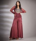 Haseena Folk Co-Ord Set In Falsa