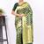 Bottle Green Uppada Silk Saree With Blouse Piece