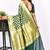 Bottle Green Uppada Silk Saree With Blouse Piece