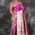 Purple Banarasi Silk Saree With Blouse Piece
