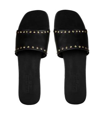 Sole Stories_Rivet Sliders in Black 2