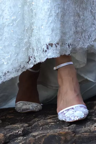Sole Stories_Beaded Bride Heels In White