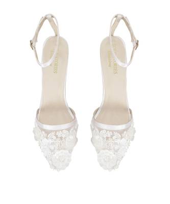 Sole Stories_Beaded Bride Heels In White 5