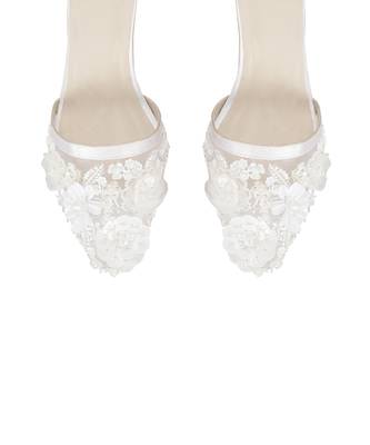 Sole Stories_Beaded Bride Heels In White 6