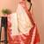 Cream Kora Silk Saree With Blouse Piece