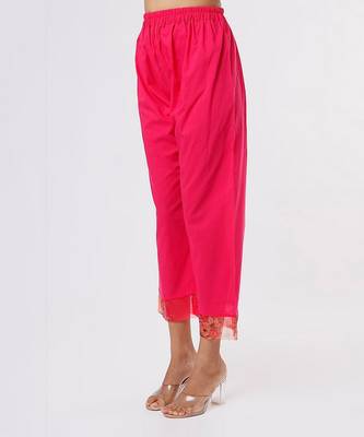 Hot Pink Halter Neck Anarkali Set 3