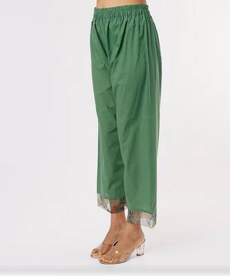 Green Halter Neck Anarkali Set 3