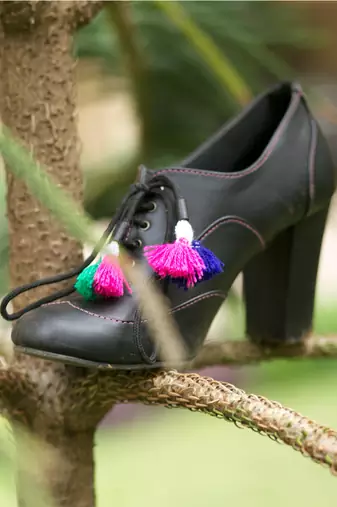 Black Sole Stories Boho Brogues