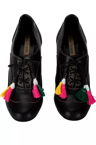 Black Sole Stories Boho Brogues
