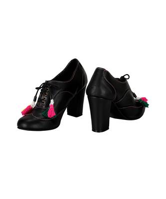 Black Sole Stories Boho Brogues 4