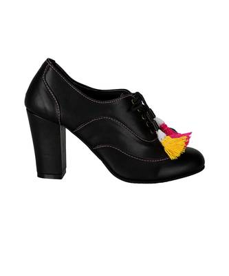 Black Sole Stories Boho Brogues 5