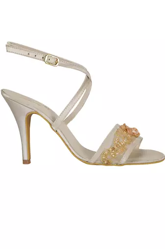 Champagne Stilettos In Nude