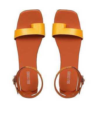 Canary Yellow Ankle Straps 3