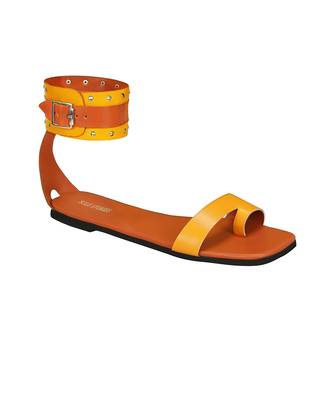 Canary Yellow Ankle Straps 5