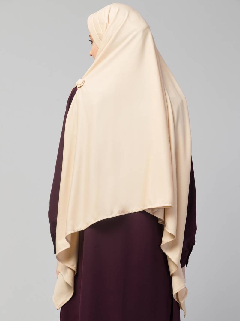 Nazneen buttons at shoulder Malaysian Hijab