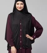 Nazneen buttons at shoulder Malaysian Hijab