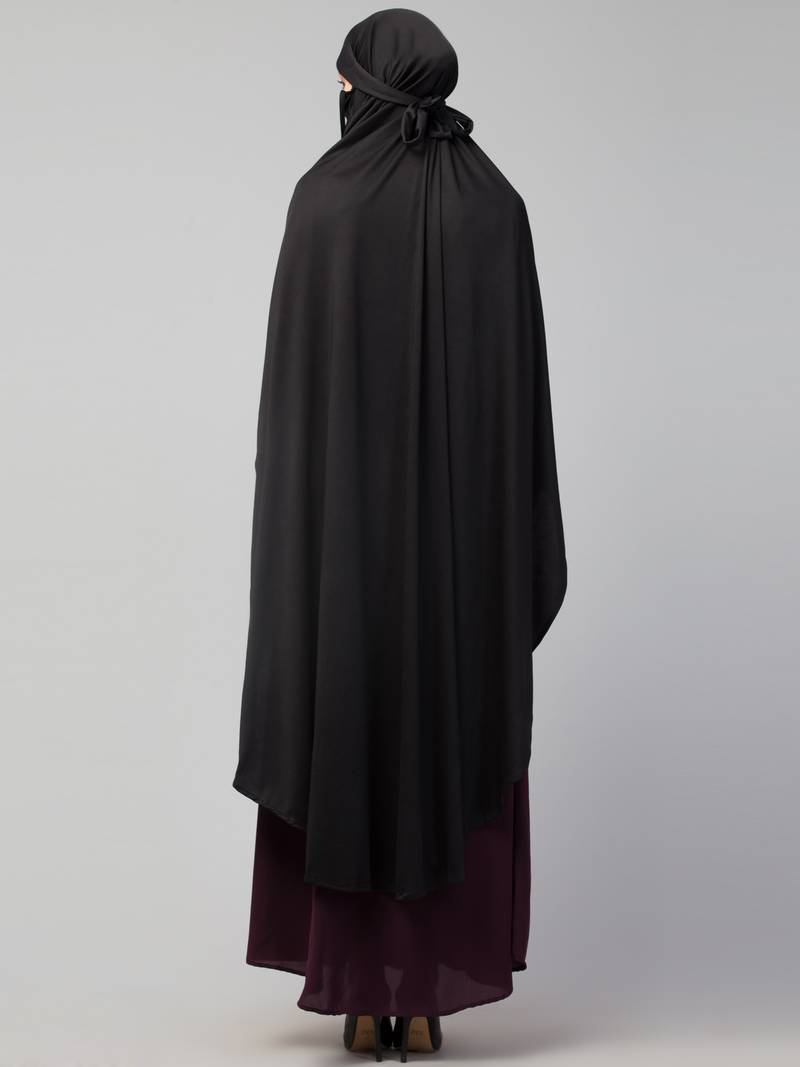 NAZNEEN TIE AT BACK LONG PRAYER HIJAB