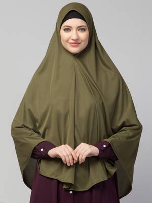 Nazneen Prayer OLIVE  Hijab 1