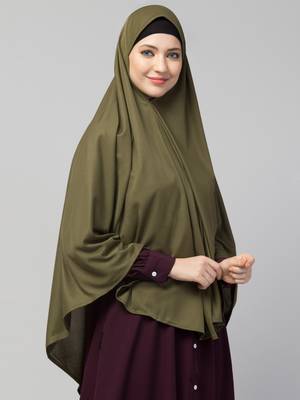Nazneen Prayer OLIVE  Hijab 2