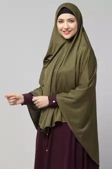 Nazneen Prayer OLIVE  Hijab