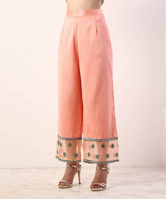 Coral Kurta Set With Organza Dupatta (Set Of 3) 7