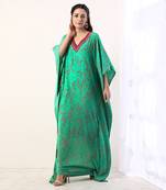 Green Kaftan (Set Of 2)