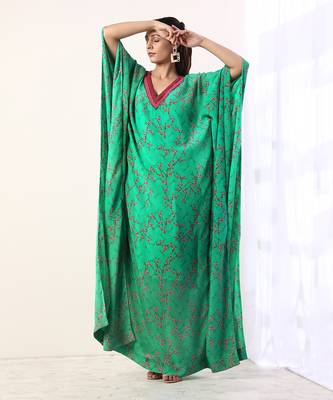 Green Kaftan (Set Of 2) 5