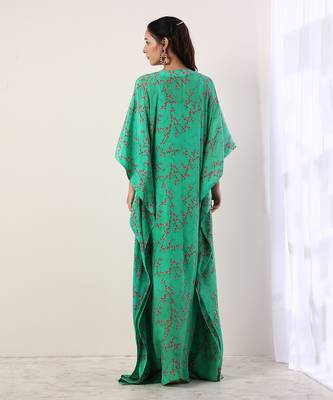 Green Kaftan (Set Of 2) 6