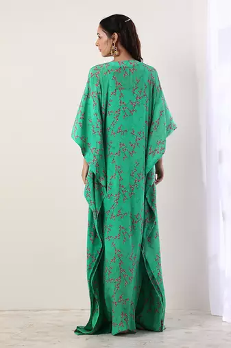 Green Kaftan (Set Of 2)