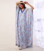 Blue Kaftan (Set Of 2)