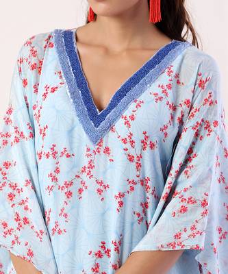 Blue Kaftan (Set Of 2) 2