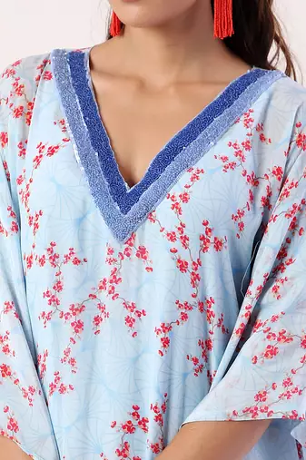 Blue Kaftan (Set Of 2)