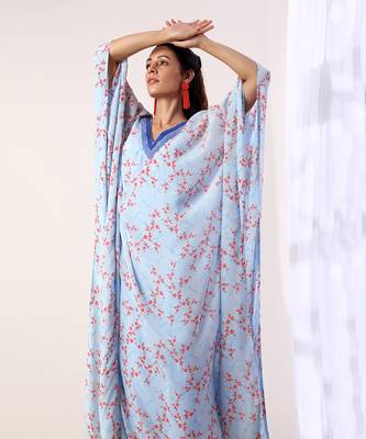 Blue Kaftan (Set Of 2) 3