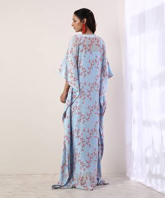Blue Kaftan (Set Of 2) 4