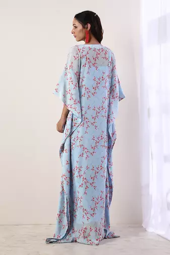 Blue Kaftan (Set Of 2)